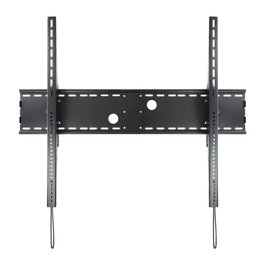 TooQ Soporte de pared para monitor/plasma/LCD/LED 60-100 pulgadas, VESA 200x200 a 1000x800 mm, inclinación -15 a 15°, metal negro